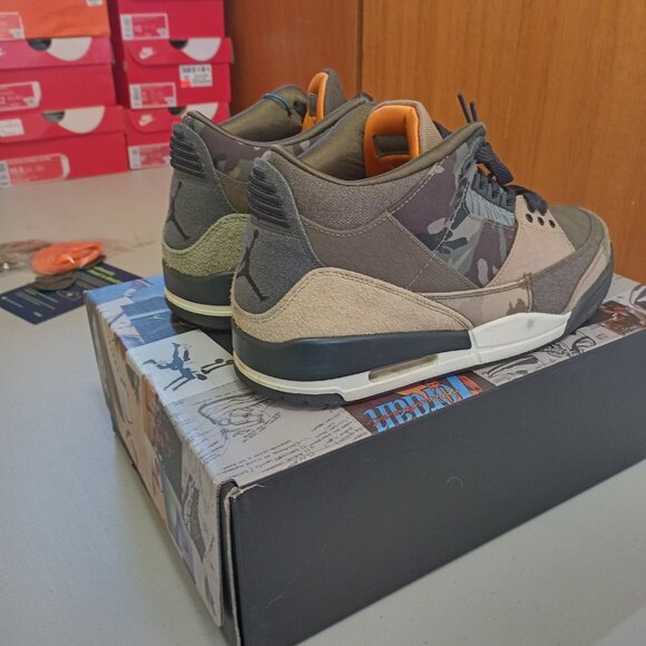 Size 10.5 - Jordan 3 Retro Patchwork 2021 og box excellent condition - Picture 4 of 12